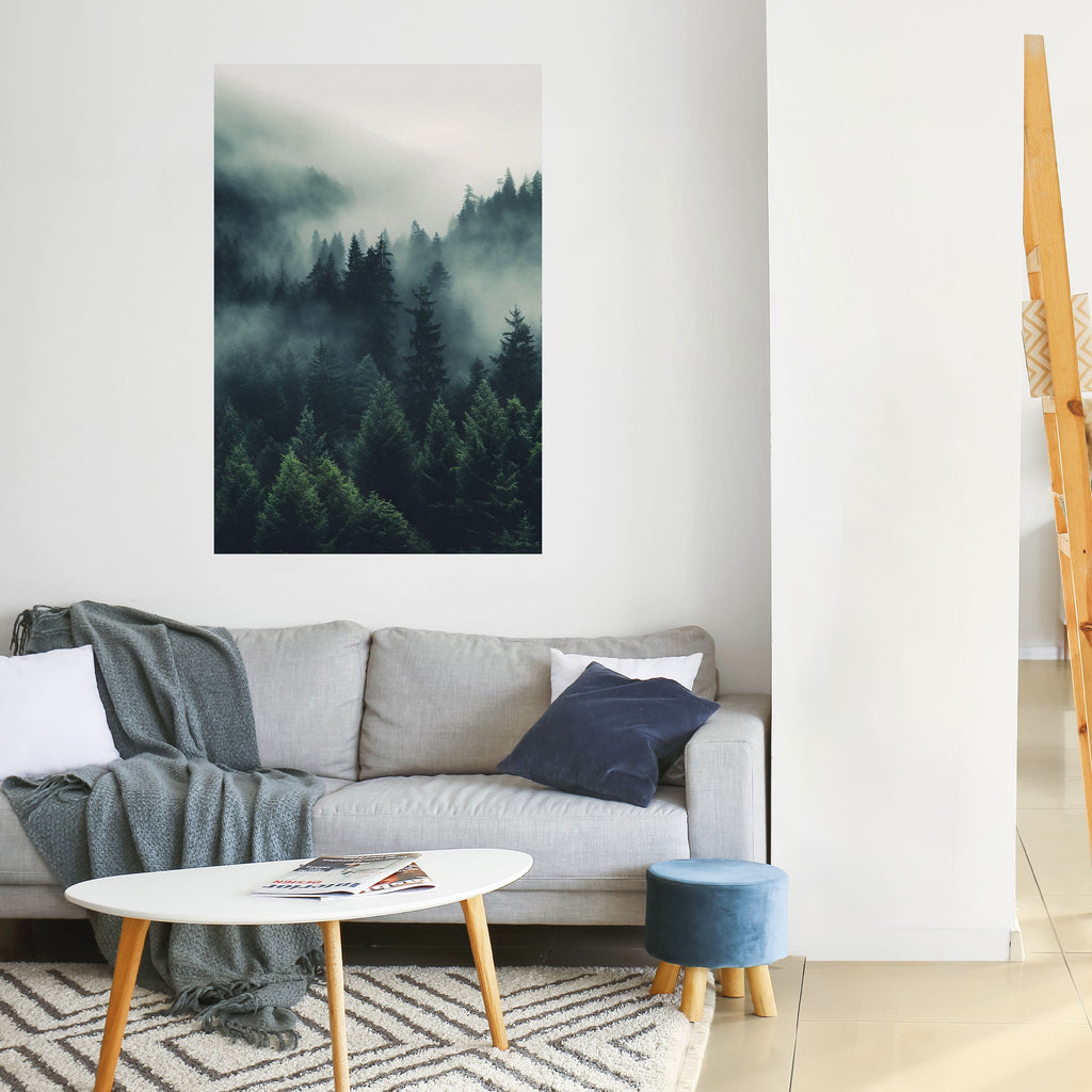 MYSTICAL FOREST WHISPERS Peel and Stick Vertical Poster