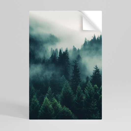 MYSTICAL FOREST WHISPERS Póster Autocolante Vertical