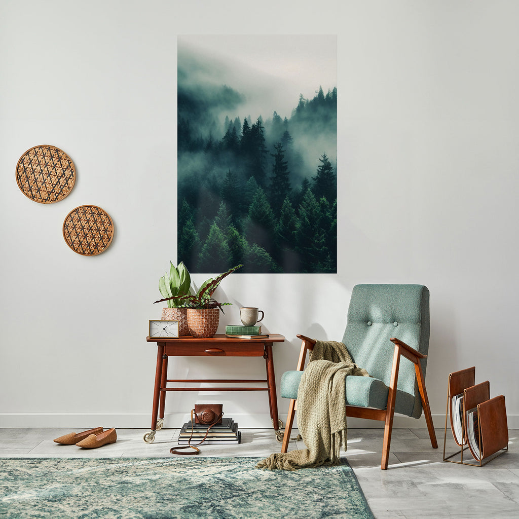 MYSTICAL FOREST WHISPERS Peel and Stick Vertical Poster