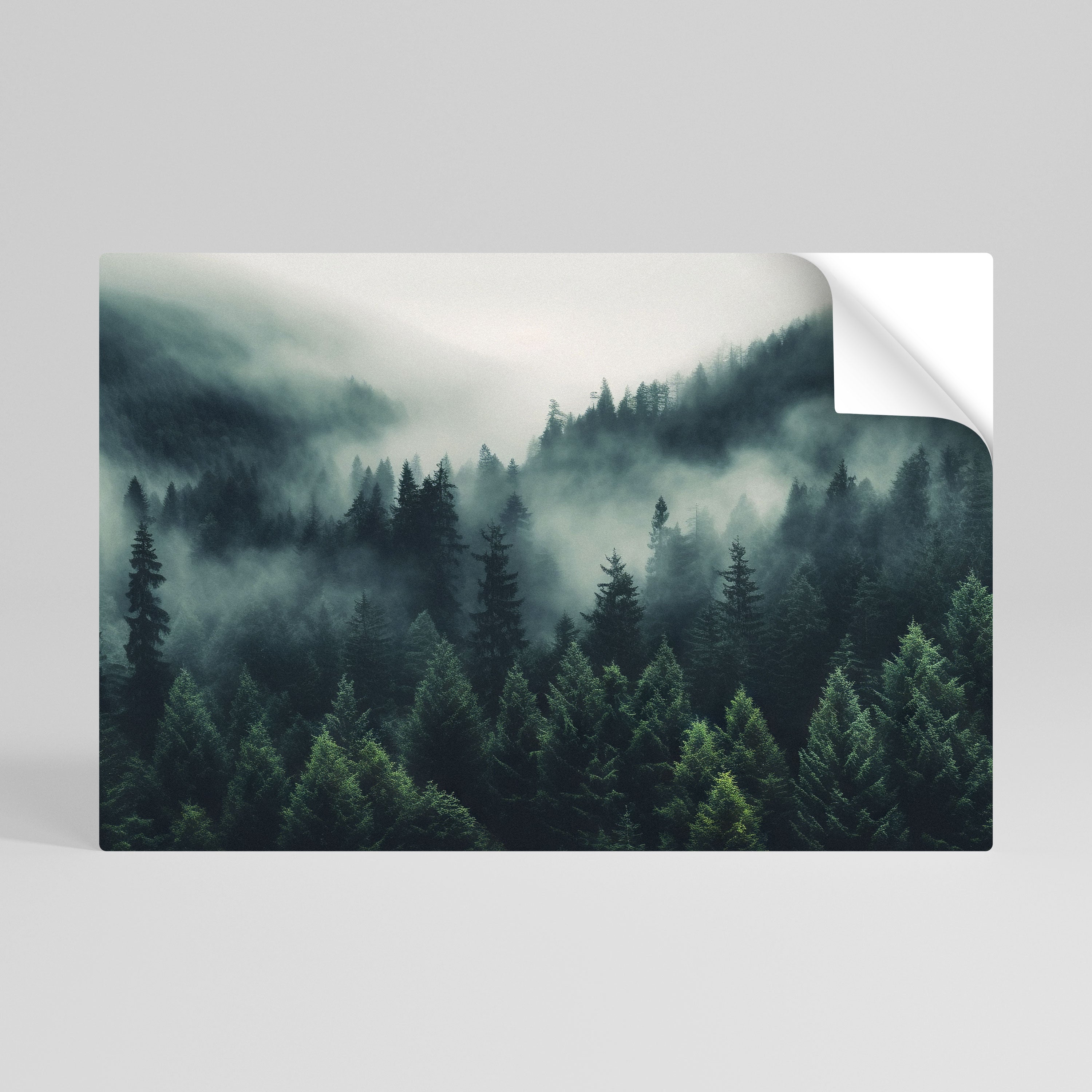 MYSTICAL FOREST WHISPERS Póster Autocolante Horizontal