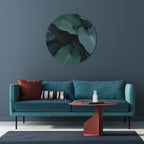 ENCHANTED FOLIAGE DANCE Quadro Redondo Decorativo