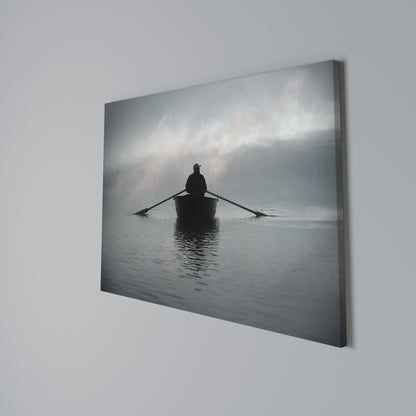 SAIL INTO THE UNKNOWN Horizontal Canvas Print