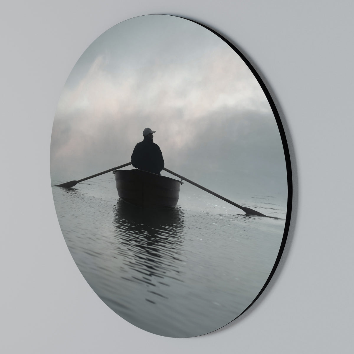 SAIL INTO THE UNKNOWN Arte de Parede Redonda