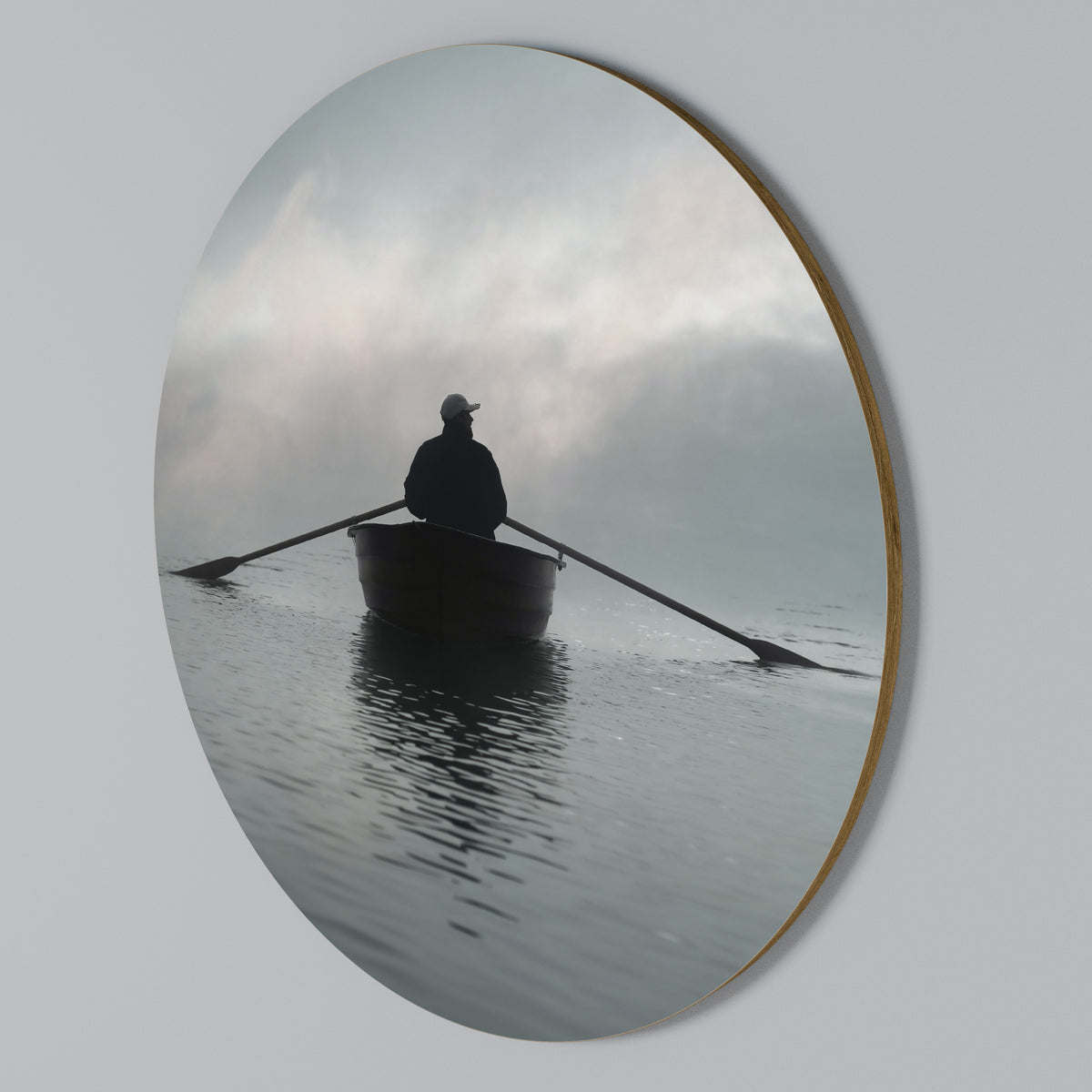 SAIL INTO THE UNKNOWN Arte de Parede Redonda