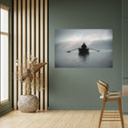 SAIL INTO THE UNKNOWN Peel and Stick Horizontal Poster