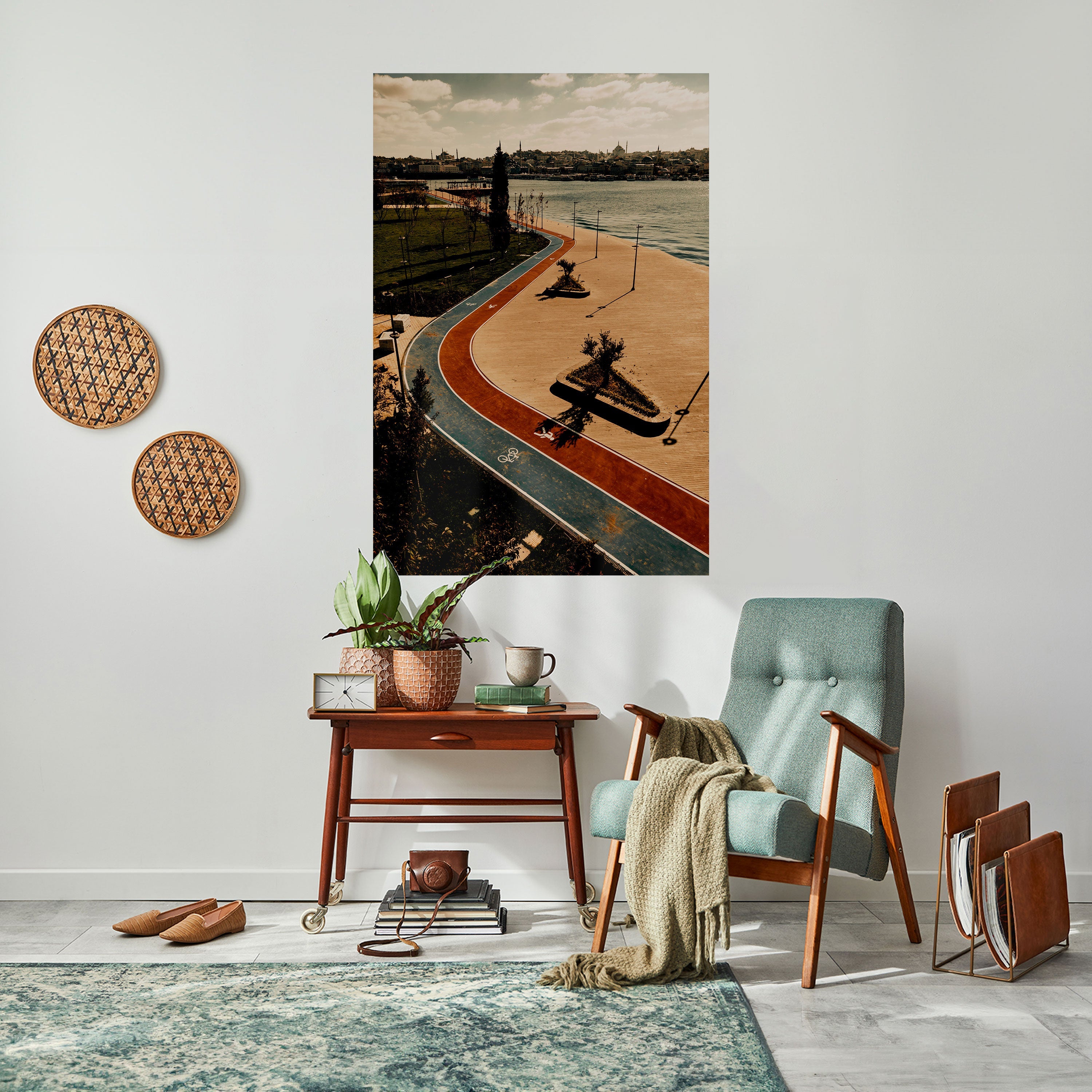 COLORS OF EXPLORATION Peel and Stick Vertical Poster