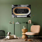 EDGE OF THE TRACK Poster Horizontal Autocolante