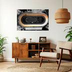 EDGE OF THE TRACK Poster Horizontal Autocolante