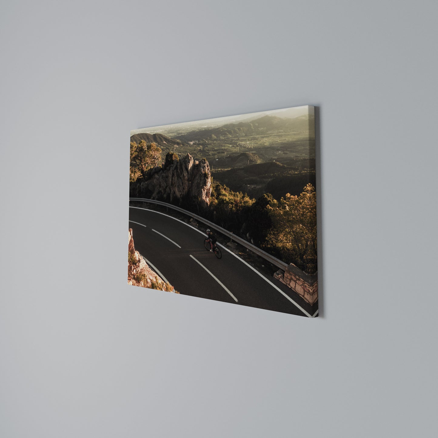 MOUNTAIN ROAD RIDE Horizontal Canvas Print
