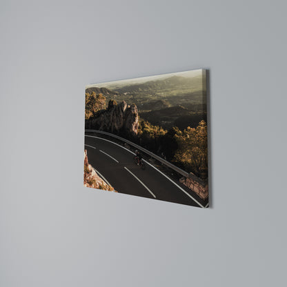MOUNTAIN ROAD RIDE Horizontal Canvas Print