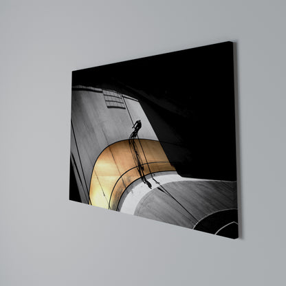 ORANGE ARC AMBIENCE Horizontal Canvas Print