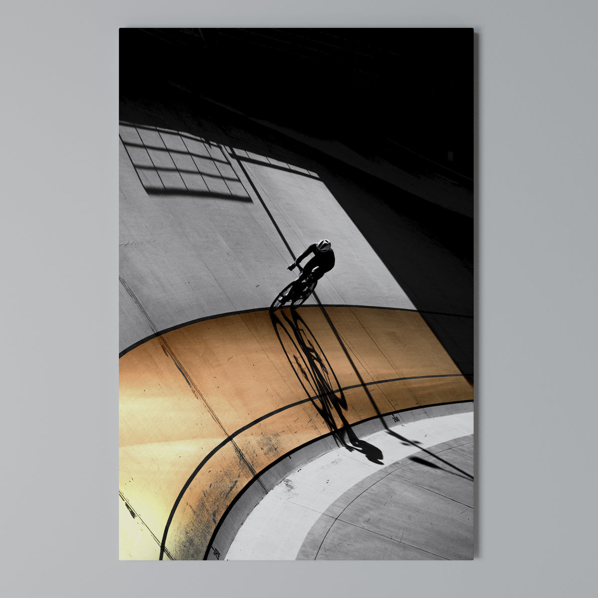 ORANGE ARC AMBIENCE Quadro em tela vertical