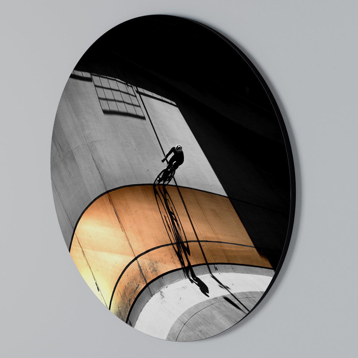 ORANGE ARC AMBIENCE Arte de Parede Redonda