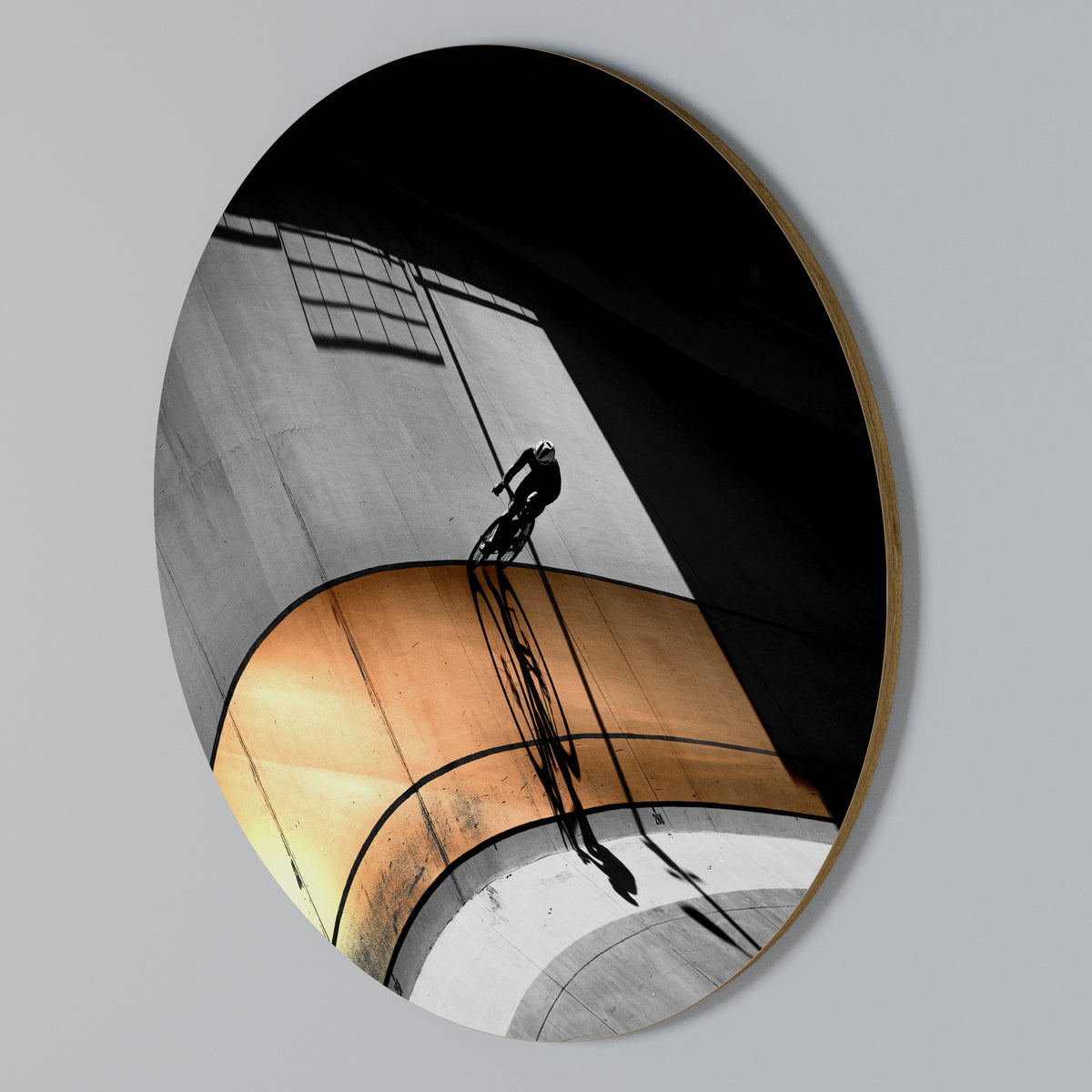 ORANGE ARC AMBIENCE Arte de Parede Redonda