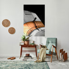 ORANGE ARC AMBIENCE Peel and Stick Vertical Poster