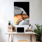 ORANGE ARC AMBIENCE Peel and Stick Vertical Poster