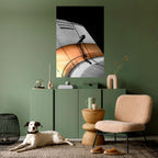 ORANGE ARC AMBIENCE Peel and Stick Vertical Poster