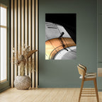 ORANGE ARC AMBIENCE Peel and Stick Vertical Poster