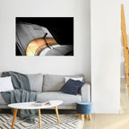 ORANGE ARC AMBIENCE Peel and Stick Horizontal Poster