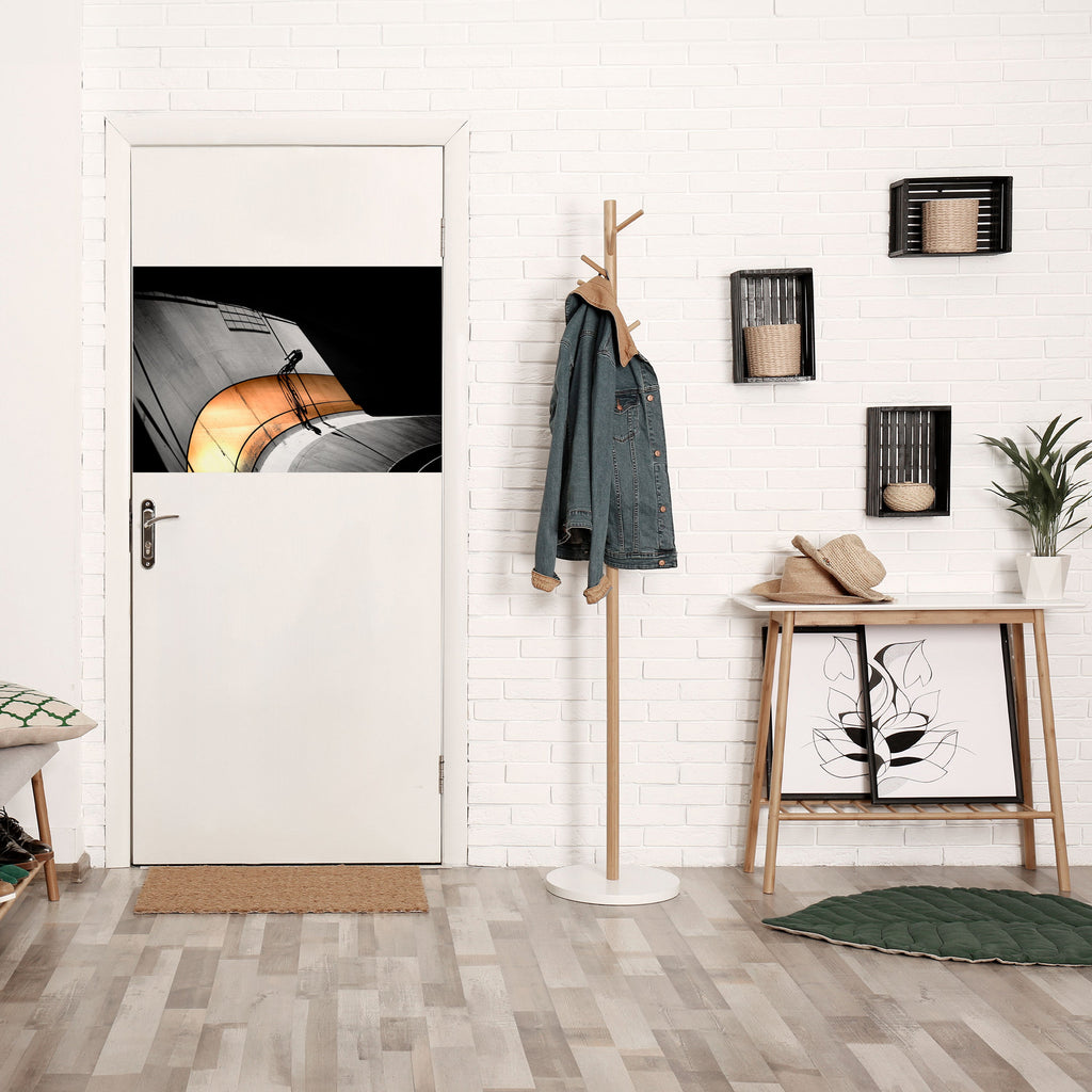 ORANGE ARC AMBIENCE Peel and Stick Horizontal Poster