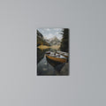 TRANQUIL LAKE JOURNEY Quadro em tela vertical