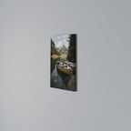 TRANQUIL LAKE JOURNEY Quadro em tela vertical