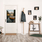 TRANQUIL LAKE JOURNEY Poster Vertical Autocolante