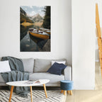 TRANQUIL LAKE JOURNEY Poster Vertical Autocolante