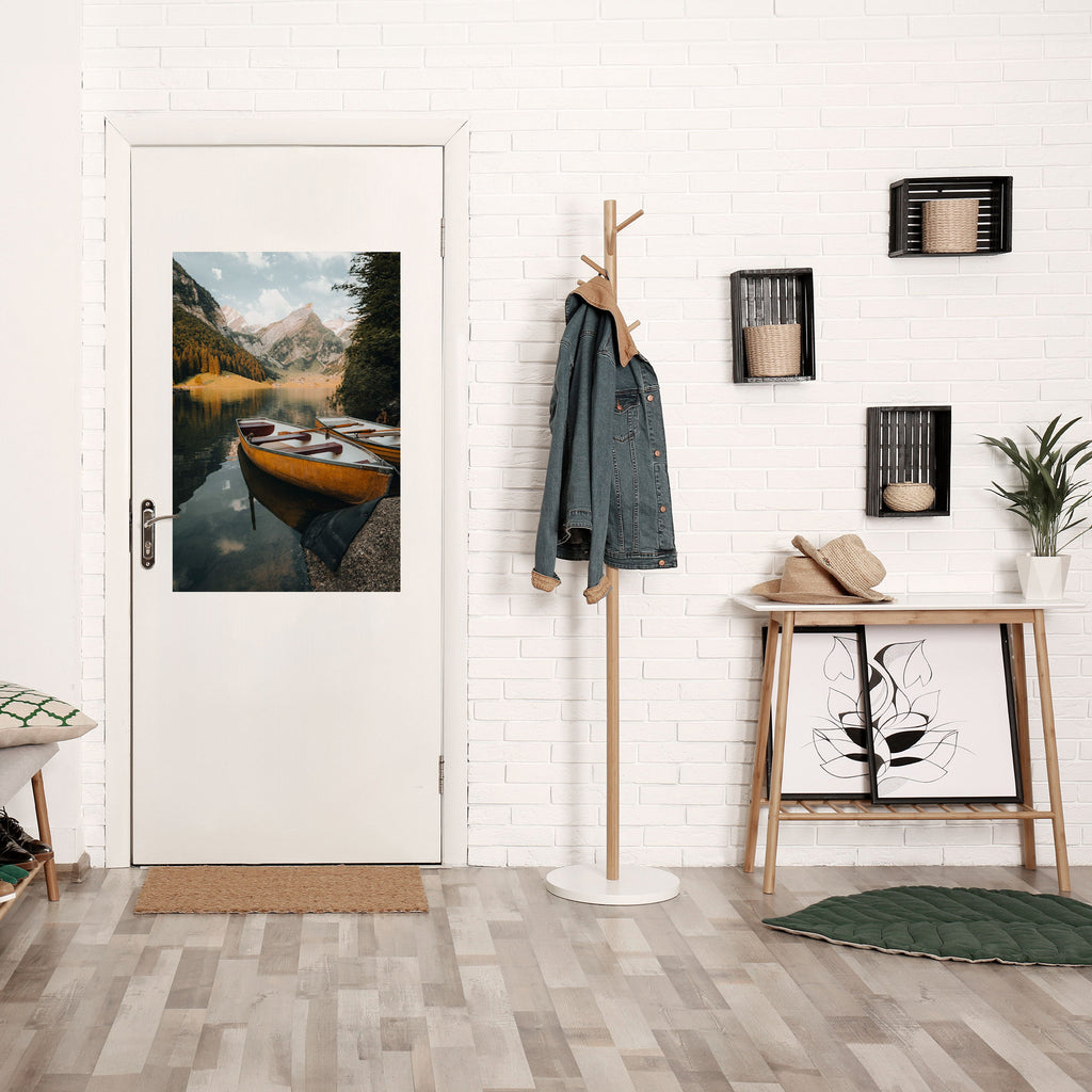 TRANQUIL LAKE JOURNEY Poster Vertical Autocolante