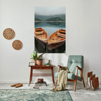 HARMONY OF BOATS Peel and Stick Vertical Poster