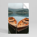 HARMONY OF BOATS Peel and Stick Vertical Poster