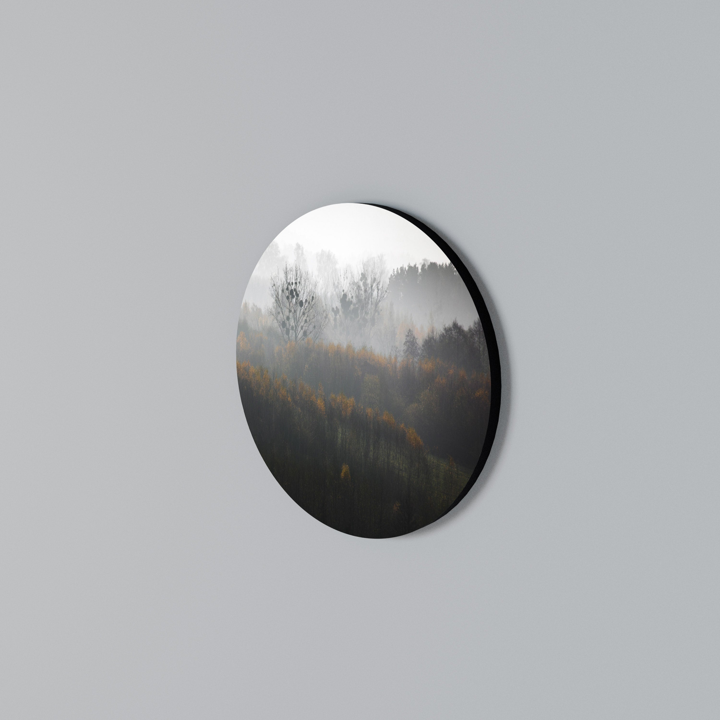 AUTUMNAL HAZE Arte de Parede Redonda