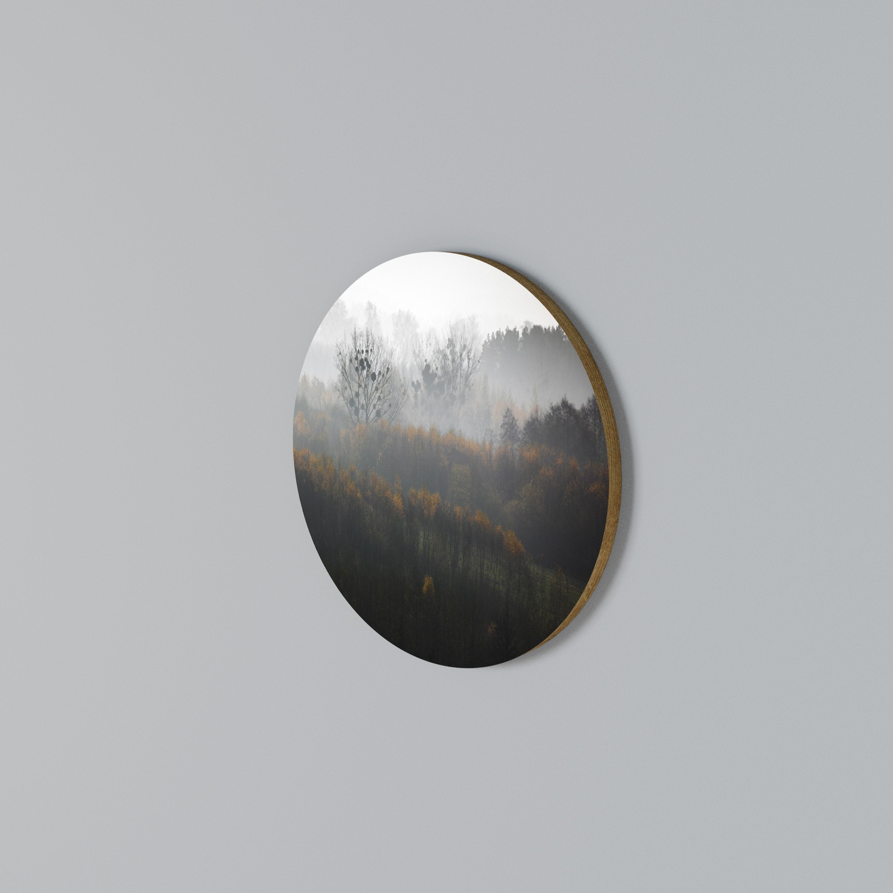 AUTUMNAL HAZE Arte de Parede Redonda