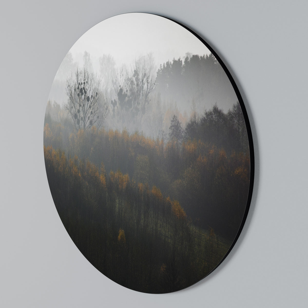 AUTUMNAL HAZE Arte de Parede Redonda
