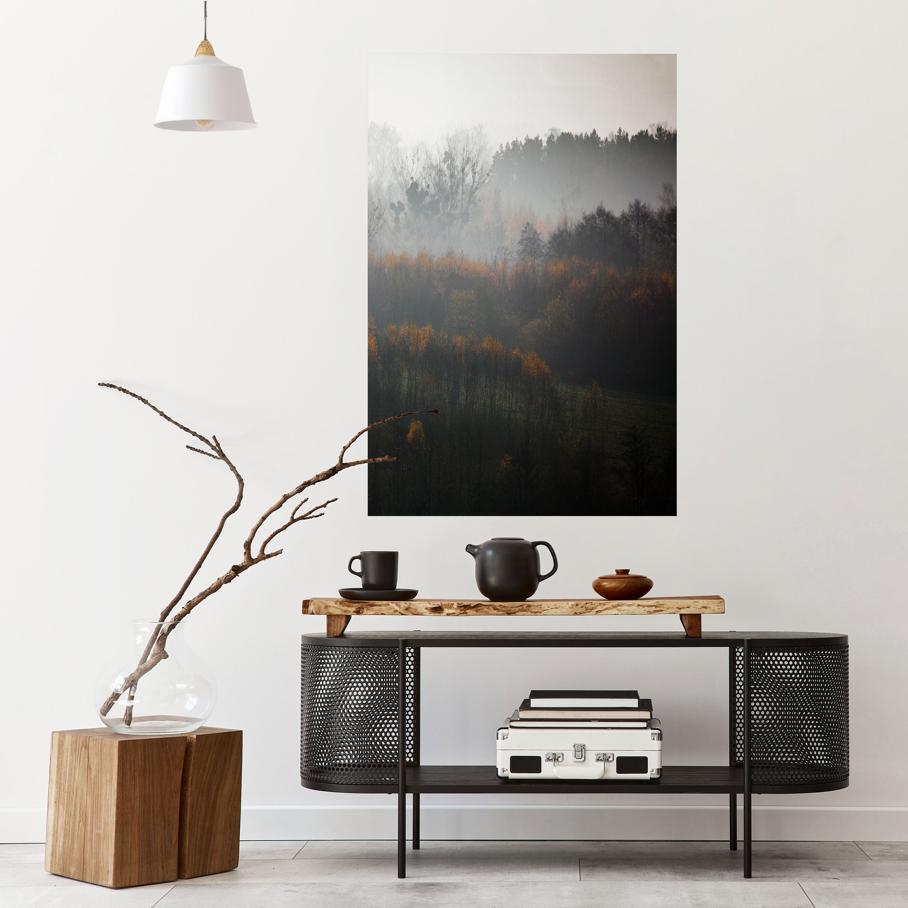 AUTUMNAL HAZE Poster Vertical Autocolante