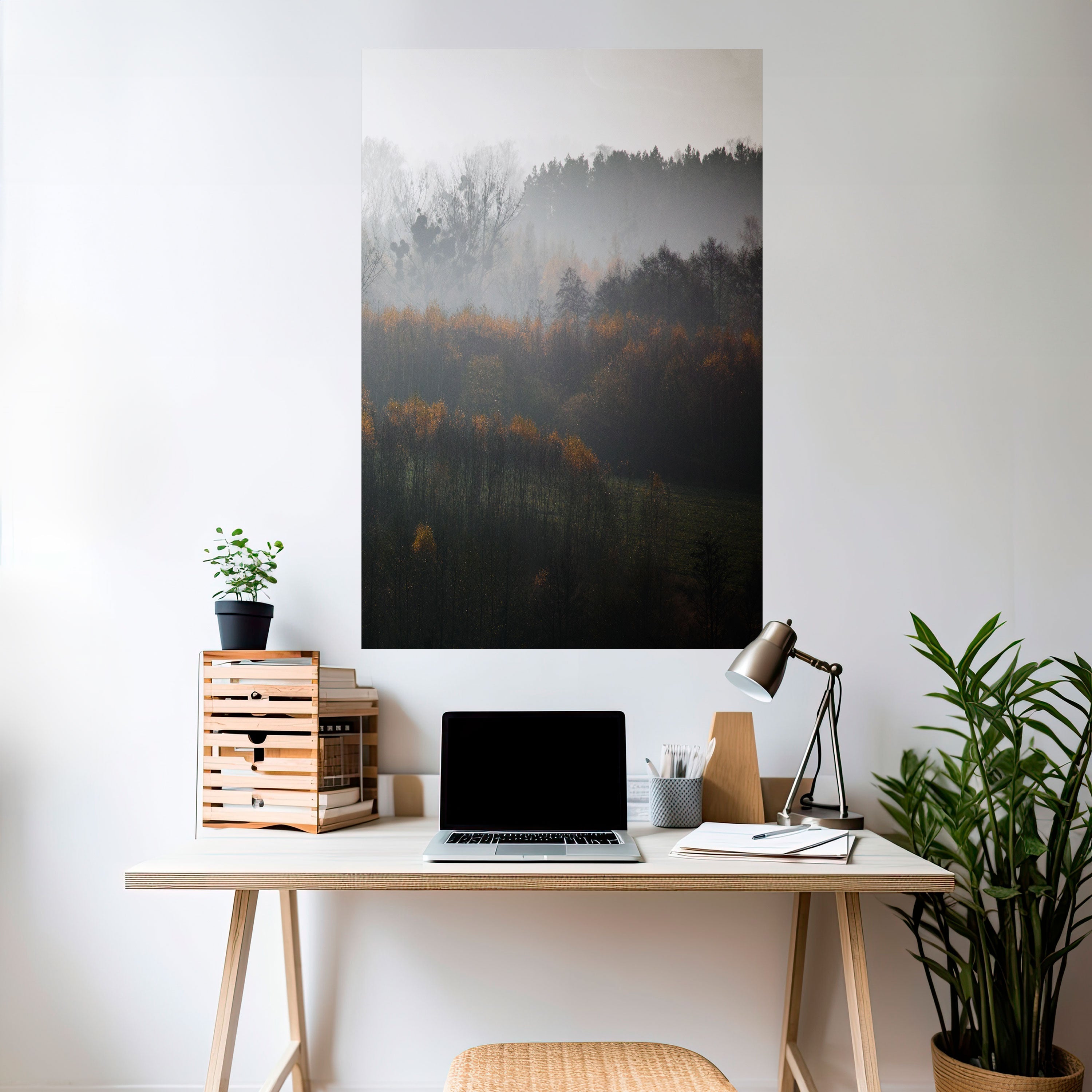AUTUMNAL HAZE Poster Vertical Autocolante