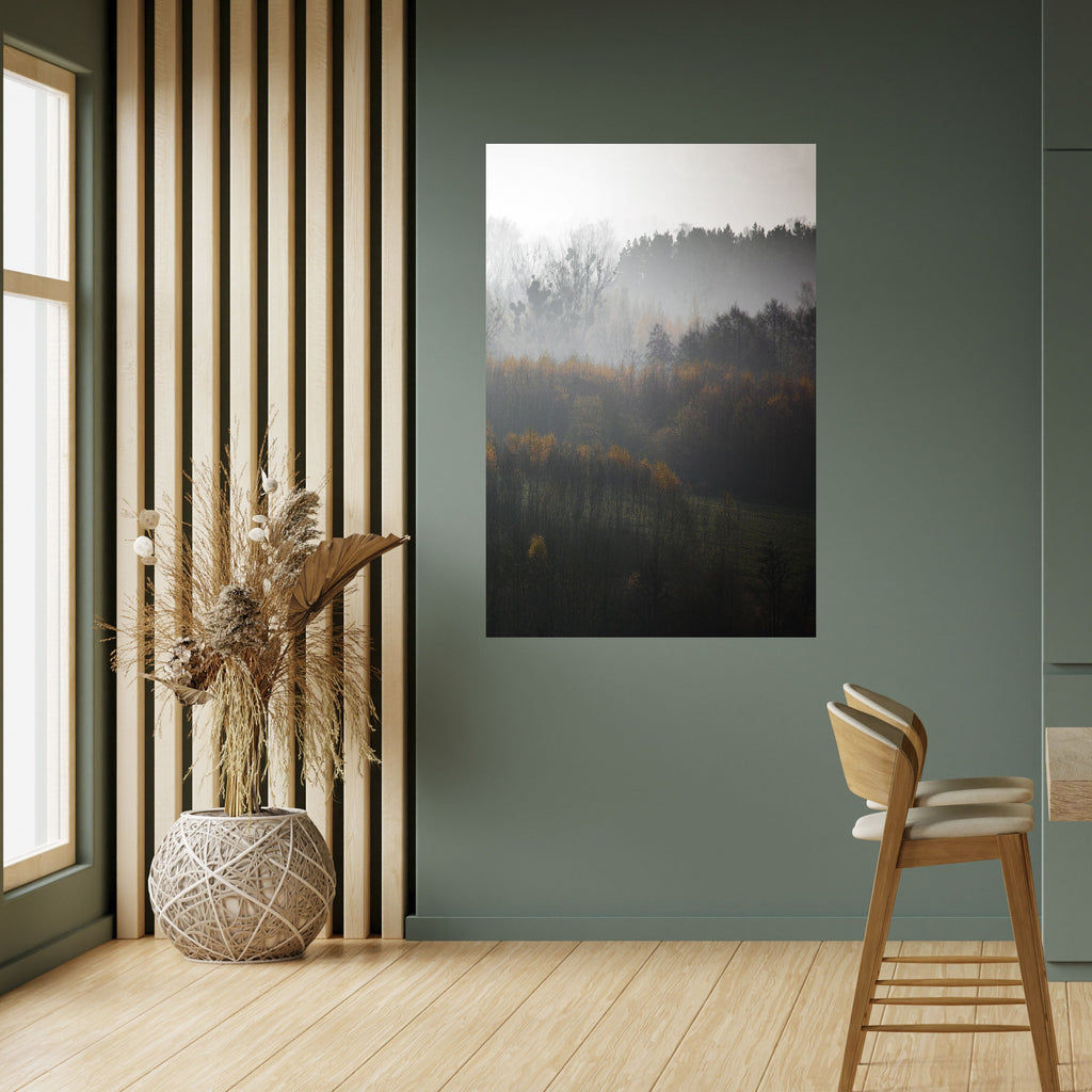 AUTUMNAL HAZE Poster Vertical Autocolante