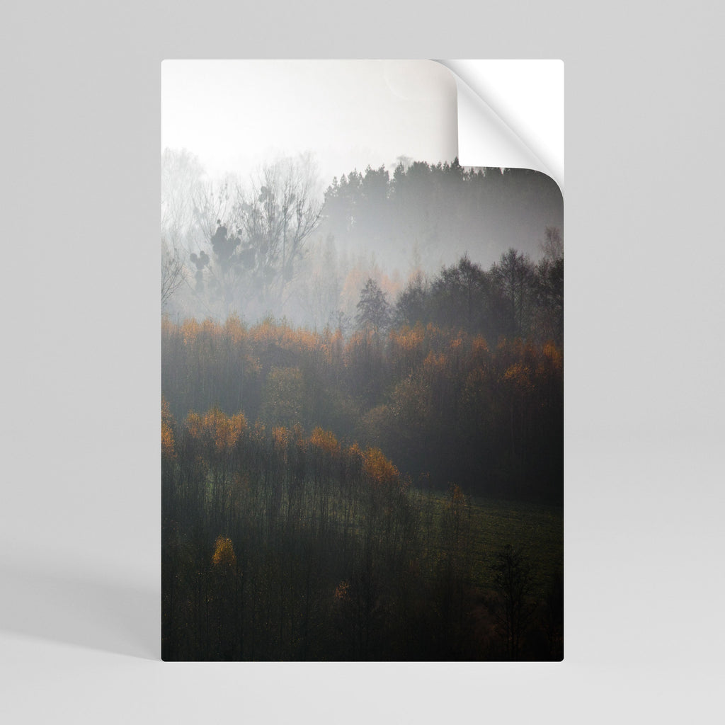 AUTUMNAL HAZE Poster Vertical Autocolante