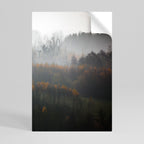 AUTUMNAL HAZE Poster Vertical Autocolante