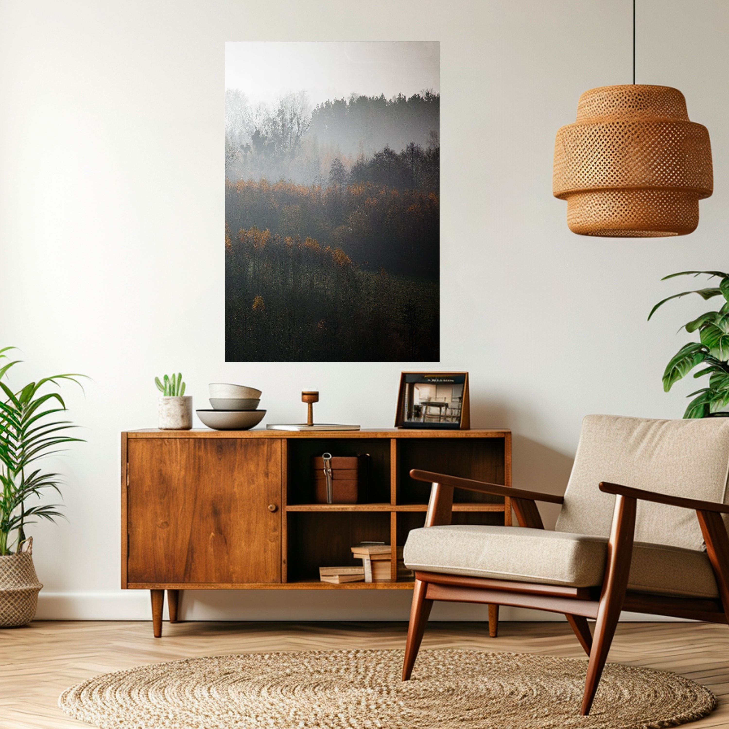 AUTUMNAL HAZE Peel and Stick Vertical Poster