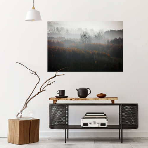 AUTUMNAL HAZE Poster Horizontal Autocolante
