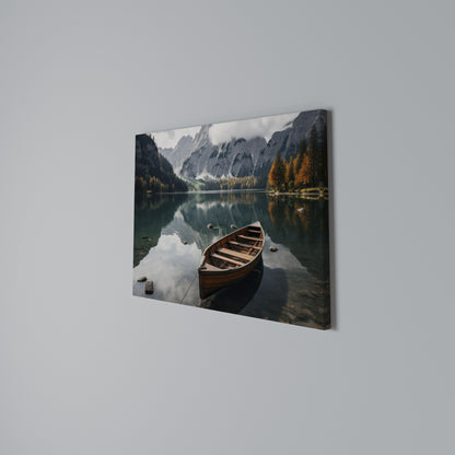 MOUNTAINSIDE REFLECTIONS Horizontal Canvas Print