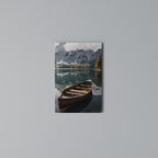MOUNTAINSIDE REFLECTIONS Quadro em tela vertical