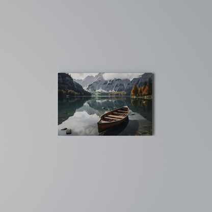 MOUNTAINSIDE REFLECTIONS Horizontal Canvas Print