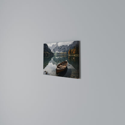 MOUNTAINSIDE REFLECTIONS Horizontal Canvas Print
