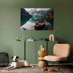 MOUNTAINSIDE REFLECTIONS Peel and Stick Horizontal Poster