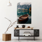 MOUNTAINSIDE REFLECTIONS Peel and Stick Vertical Poster