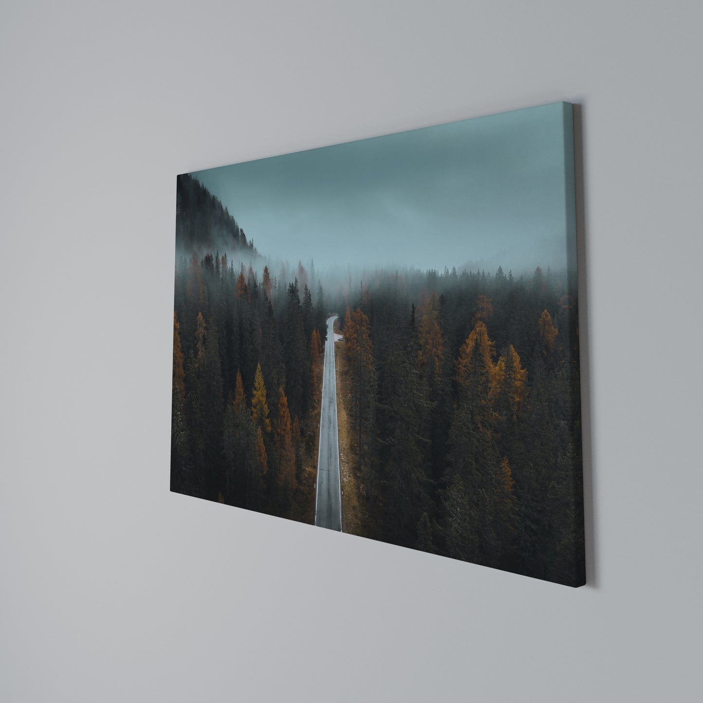 SERENE ROADWAY ESCAPE Horizontal Canvas Print