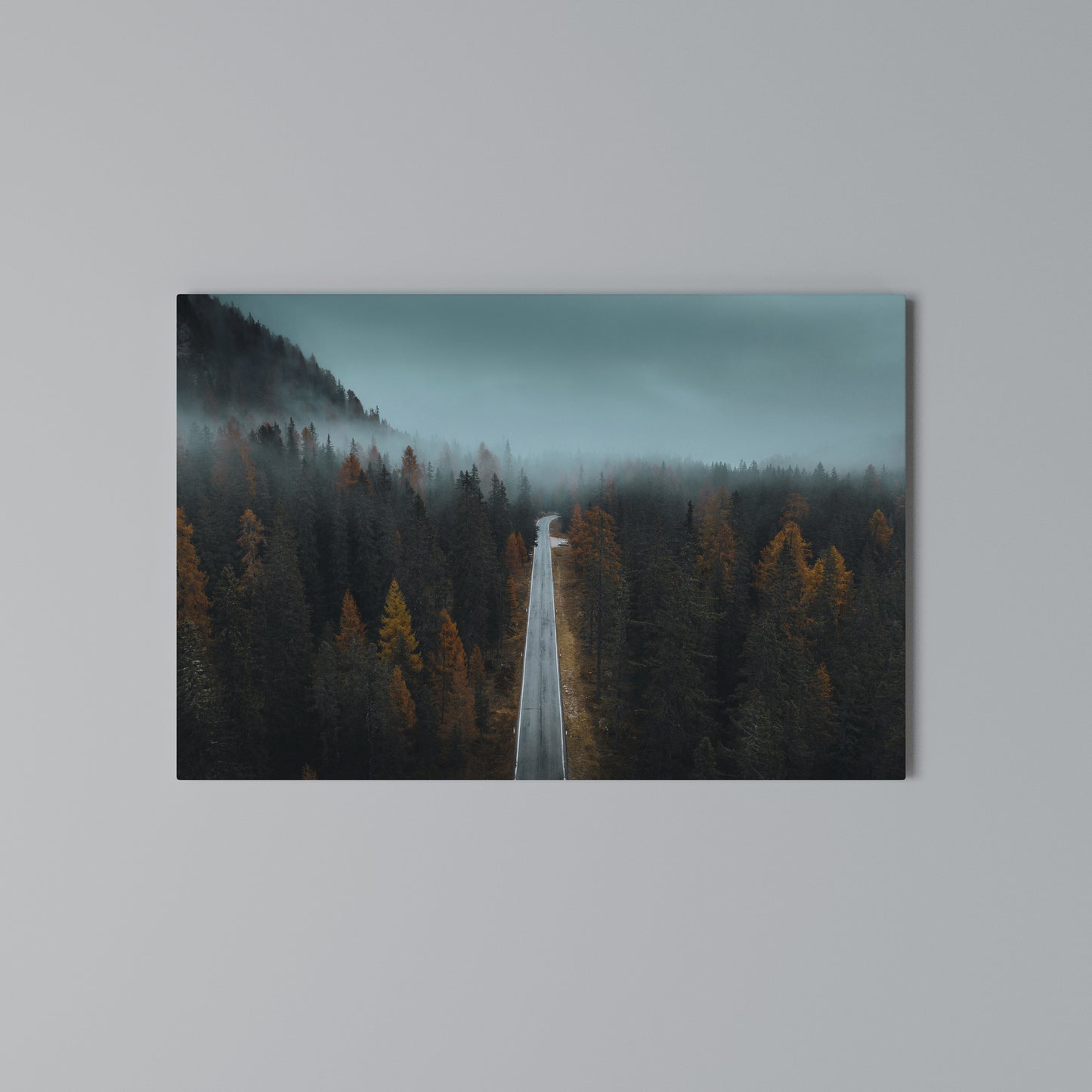 SERENE ROADWAY ESCAPE Horizontal Canvas Print