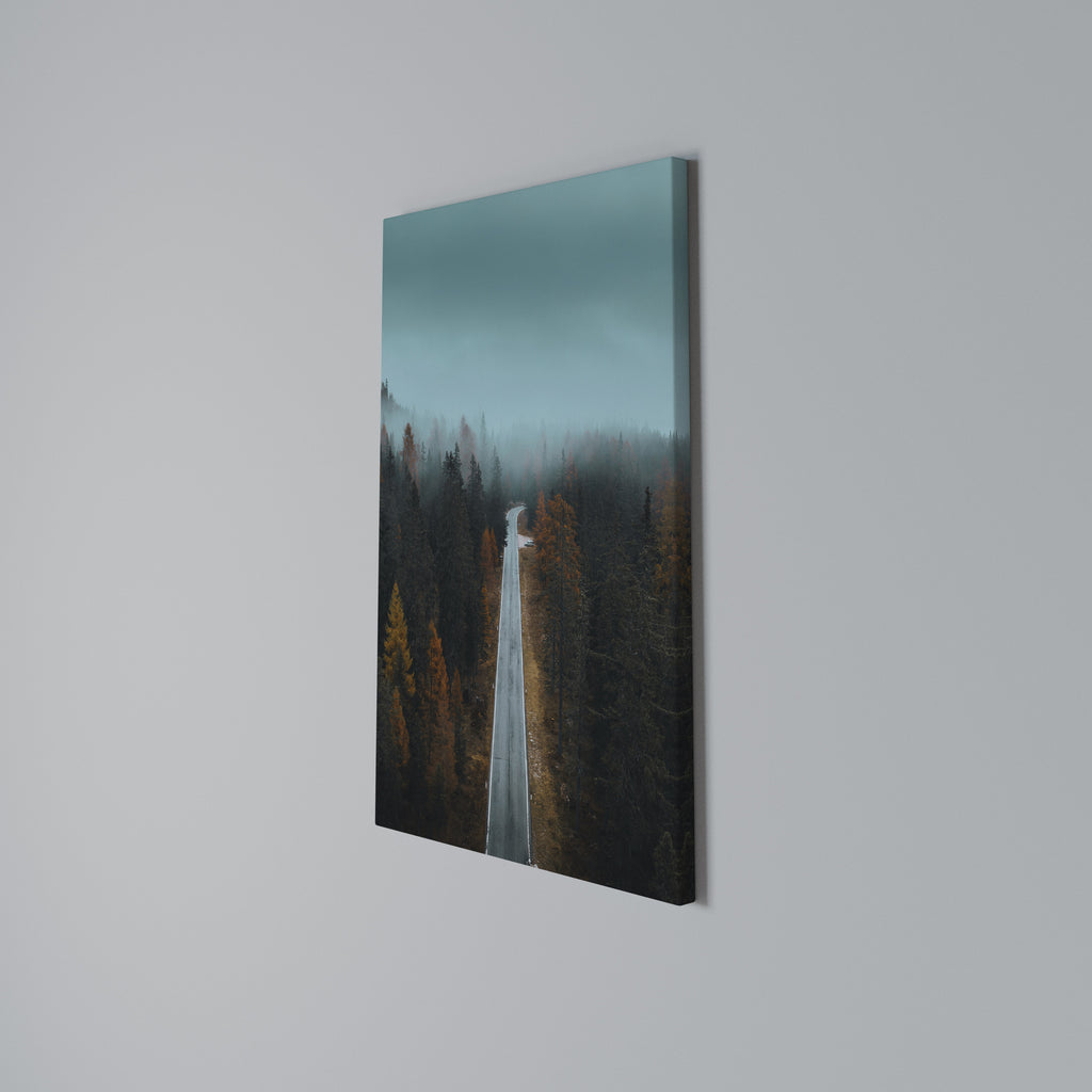 SERENE ROADWAY ESCAPE Quadro em tela vertical